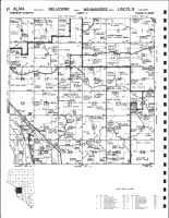 Alma Township - SE, Belvidere Township - East, Waumandee Township - West, Lincoln Township - SW, Buffalo County 1983